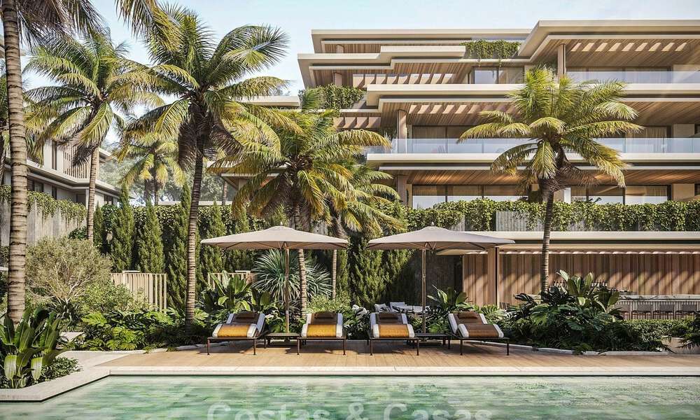 New build apartments with innovative design for sale on the New Golden Mile between Marbella and Estepona 776604