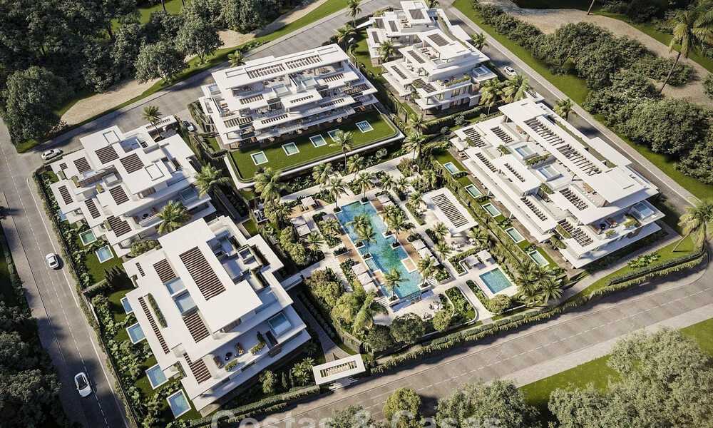 New build apartments with innovative design for sale on the New Golden Mile between Marbella and Estepona 776606