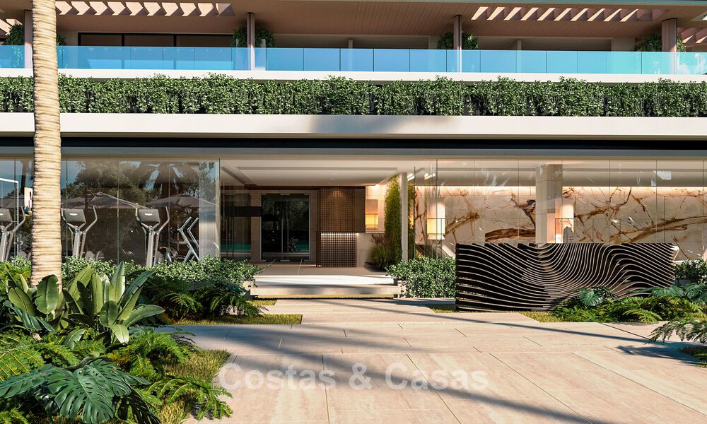 New build apartments with innovative design for sale on the New Golden Mile between Marbella and Estepona 776607