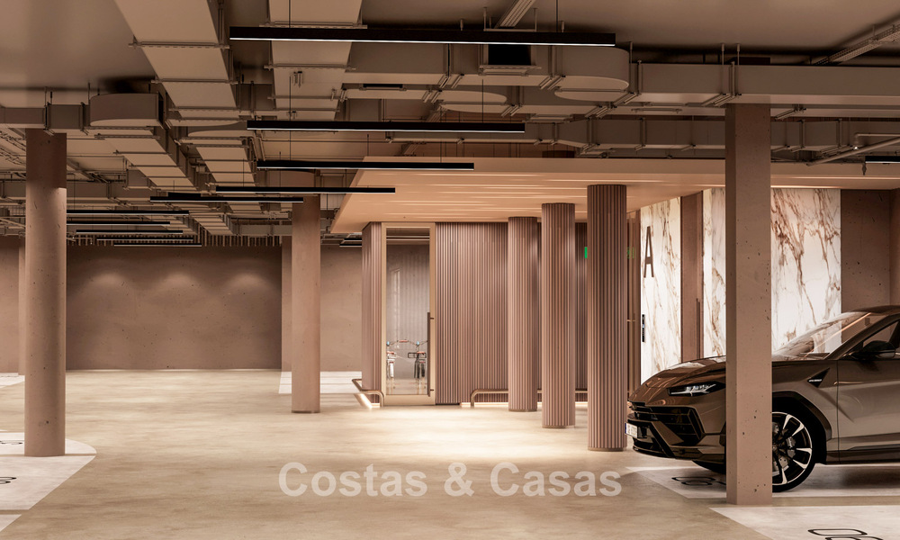 New build apartments with innovative design for sale on the New Golden Mile between Marbella and Estepona 776610