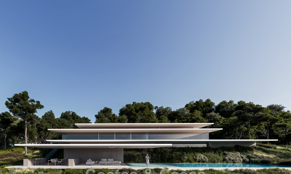 Spectacular masterpiece with futuristic design for sale, in a 24/7 gated community in Sotogrande, Costa del Sol 776667