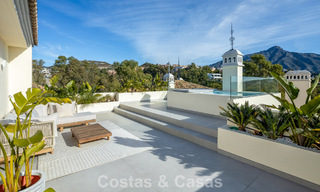 Luxurious renovated penthouse with panoramic sea views for sale in Nueva Andalucia, Marbella 776786 