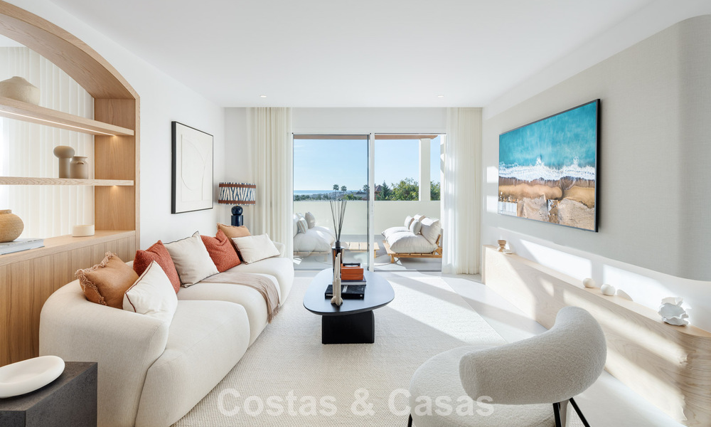 Luxurious renovated penthouse with panoramic sea views for sale in Nueva Andalucia, Marbella 776795