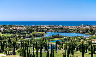 Modern luxury villa with magnificent golf and sea views for sale in a five star golf resort in Marbella - Benahavis 776709 