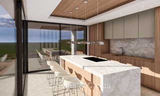 Modern luxury villa with magnificent golf and sea views for sale in a five star golf resort in Marbella - Benahavis 776712 