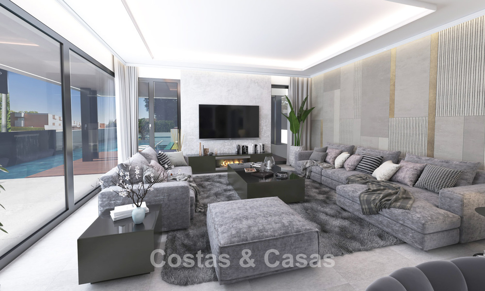 Project with designer luxury villa, for sale in one of the most sought after areas in Fuengirola, Costa del Sol 776736