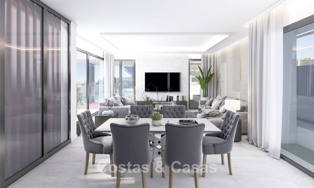 Project with designer luxury villa, for sale in one of the most sought after areas in Fuengirola, Costa del Sol 776746