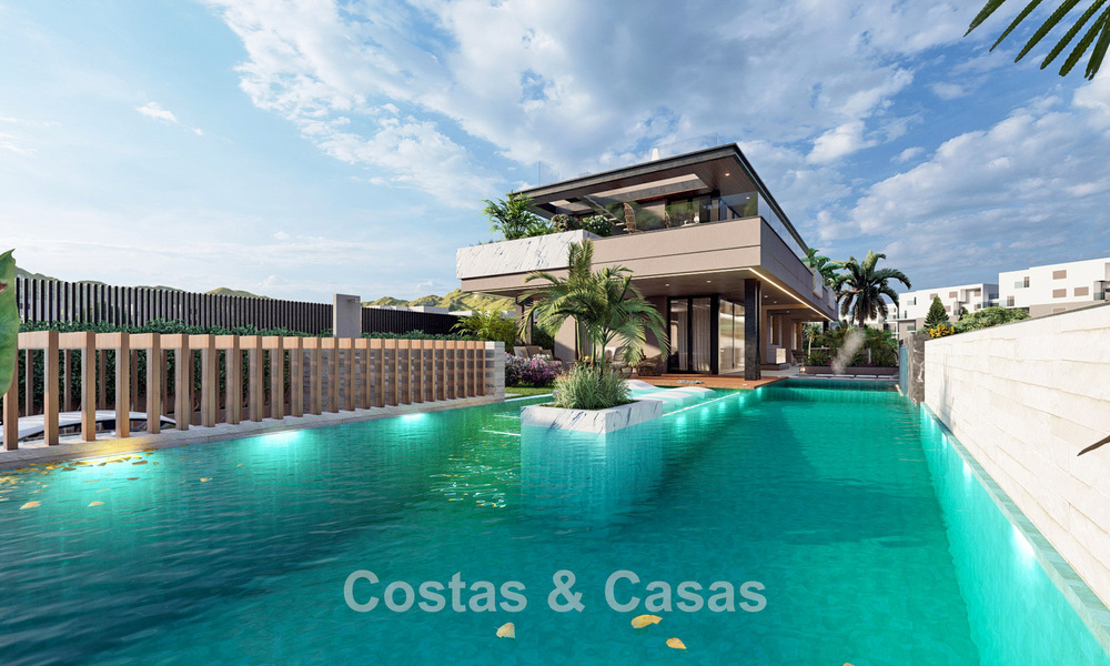 Project with designer luxury villa, for sale in one of the most sought after areas in Fuengirola, Costa del Sol 776752
