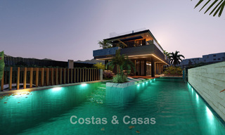 Project with designer luxury villa, for sale in one of the most sought after areas in Fuengirola, Costa del Sol 776754 