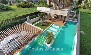 Project with designer luxury villa, for sale in one of the most sought after areas in Fuengirola, Costa del Sol 776755 