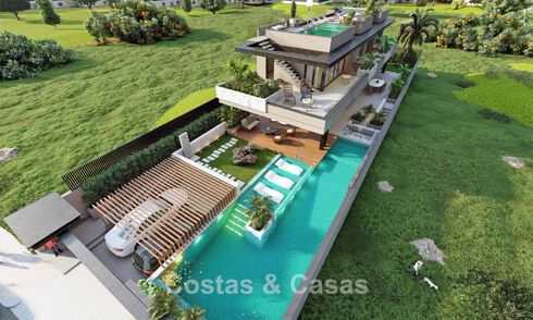 Project with designer luxury villa, for sale in one of the most sought after areas in Fuengirola, Costa del Sol 776756