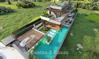 Project with designer luxury villa, for sale in one of the most sought after areas in Fuengirola, Costa del Sol 776756 