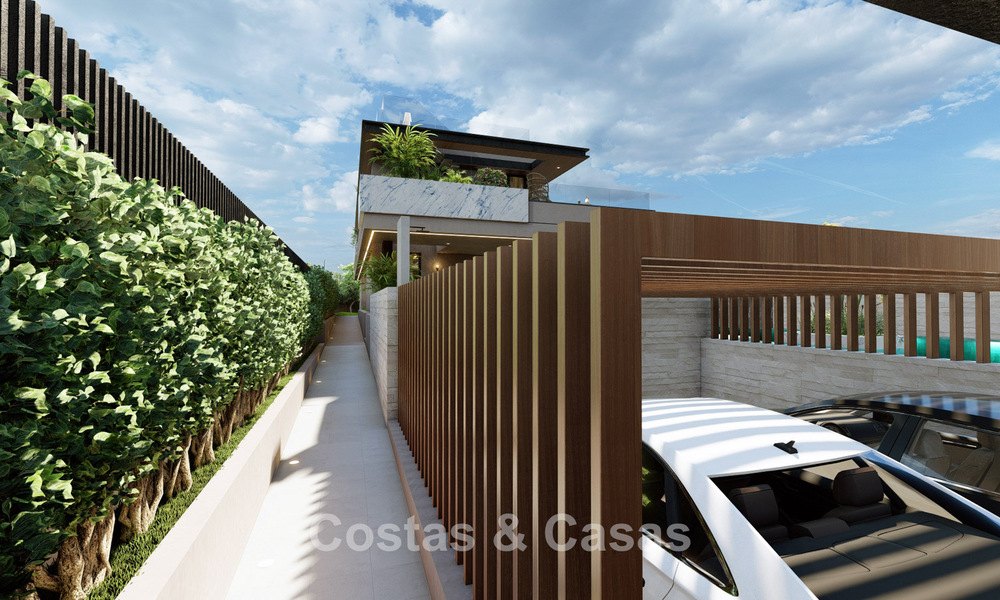 Project with designer luxury villa, for sale in one of the most sought after areas in Fuengirola, Costa del Sol 776760