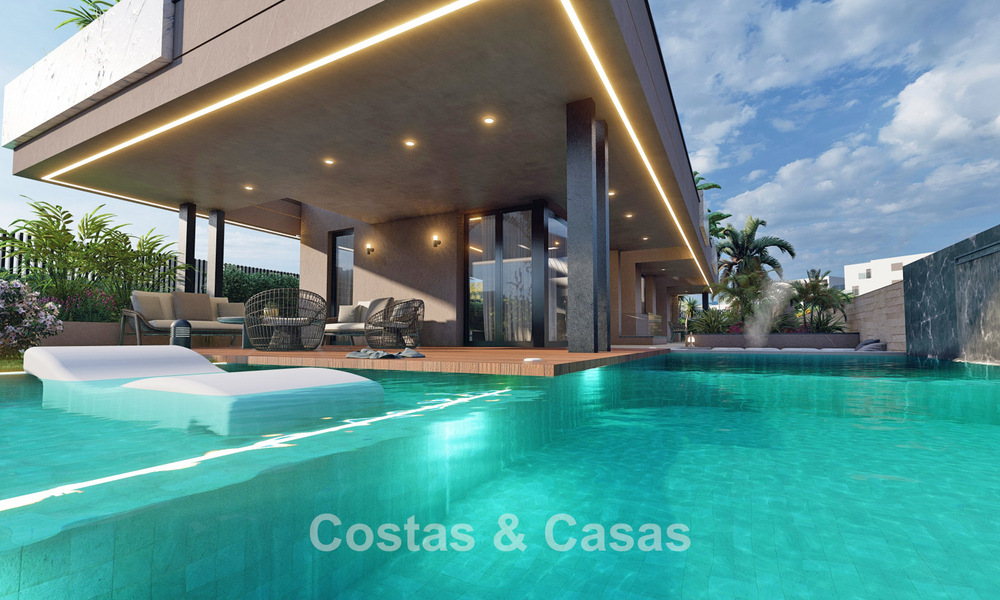 Project with designer luxury villa, for sale in one of the most sought after areas in Fuengirola, Costa del Sol 776763