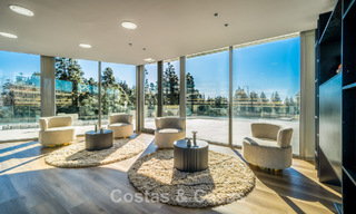Modern, semi-detached villa with sea views for sale in a luxury resort in Mijas Costa, Costa del Sol 776813 