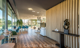 Modern, semi-detached villa with sea views for sale in a luxury resort in Mijas Costa, Costa del Sol 776814 