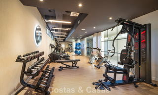 Modern, semi-detached villa with sea views for sale in a luxury resort in Mijas Costa, Costa del Sol 776816 