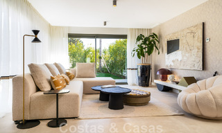Modern, semi-detached villa with sea views for sale in a luxury resort in Mijas Costa, Costa del Sol 776830 