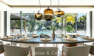 Renovated modern luxury villa for sale in a prestigious residential area in Marbella East 777025 