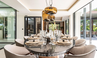 Renovated modern luxury villa for sale in a prestigious residential area in Marbella East 777043 