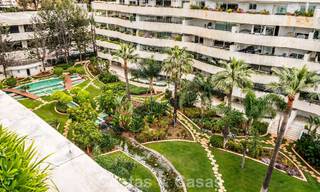 Exclusive, spacious duplex penthouse for sale, with private pool and sea view, close to the beach in Puerto Banus, Marbella 776951 