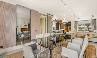 Exclusive, spacious duplex penthouse for sale, with private pool and sea view, close to the beach in Puerto Banus, Marbella 776957 