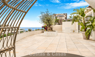 Exclusive, spacious duplex penthouse for sale, with private pool and sea view, close to the beach in Puerto Banus, Marbella 776987 