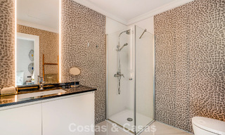 Exclusive, spacious duplex penthouse for sale, with private pool and sea view, close to the beach in Puerto Banus, Marbella 777013 