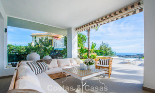 Contemporary Mediterranean luxury villa with panoramic mountain and sea views for sale in East Marbella 776844 