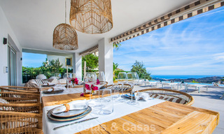 Contemporary Mediterranean luxury villa with panoramic mountain and sea views for sale in East Marbella 776845 