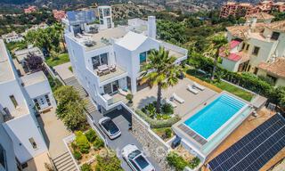 Contemporary Mediterranean luxury villa with panoramic mountain and sea views for sale in East Marbella 776847 