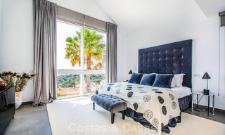 Contemporary Mediterranean luxury villa with panoramic mountain and sea views for sale in East Marbella 776857 