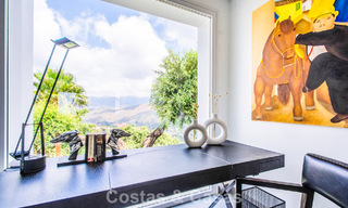 Contemporary Mediterranean luxury villa with panoramic mountain and sea views for sale in East Marbella 776860 