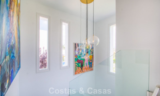 Contemporary Mediterranean luxury villa with panoramic mountain and sea views for sale in East Marbella 776866 