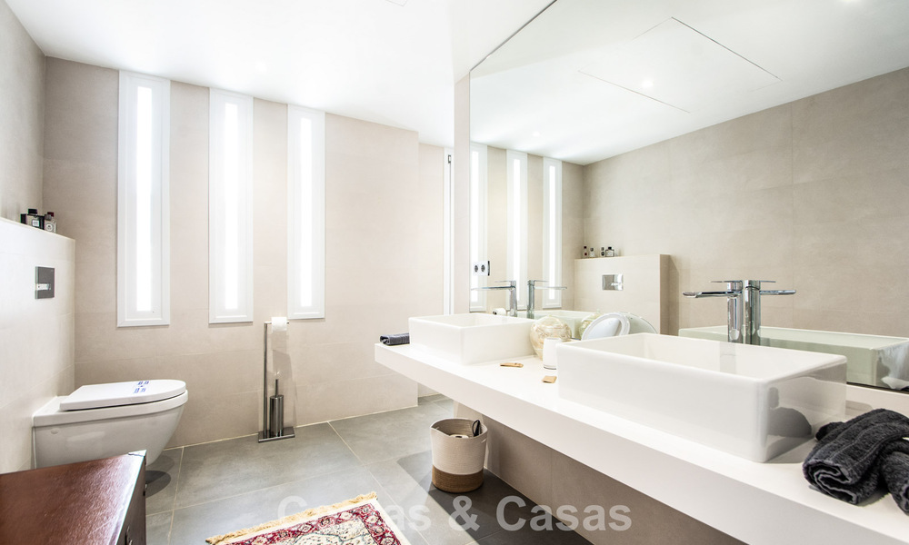 Contemporary Mediterranean luxury villa with panoramic mountain and sea views for sale in East Marbella 776868