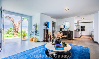 Contemporary Mediterranean luxury villa with panoramic mountain and sea views for sale in East Marbella 776880 