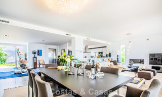 Contemporary Mediterranean luxury villa with panoramic mountain and sea views for sale in East Marbella 776890 