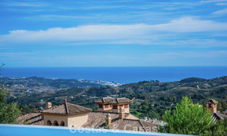 Contemporary Mediterranean luxury villa with panoramic mountain and sea views for sale in East Marbella 776898 