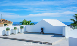 Contemporary Mediterranean luxury villa with panoramic mountain and sea views for sale in East Marbella 776899 
