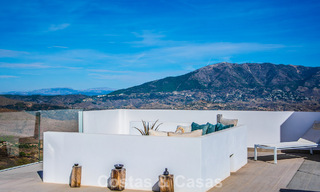 Contemporary Mediterranean luxury villa with panoramic mountain and sea views for sale in East Marbella 776900 