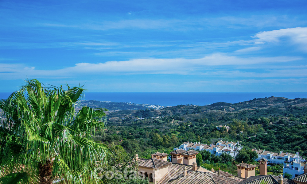 Contemporary Mediterranean luxury villa with panoramic mountain and sea views for sale in East Marbella 776901
