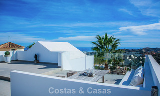 Contemporary Mediterranean luxury villa with panoramic mountain and sea views for sale in East Marbella 776902 