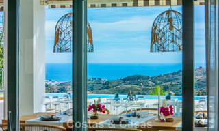 Contemporary Mediterranean luxury villa with panoramic mountain and sea views for sale in East Marbella 776905 