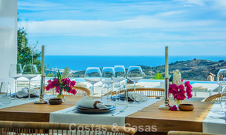 Contemporary Mediterranean luxury villa with panoramic mountain and sea views for sale in East Marbella 776906 