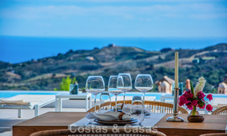 Contemporary Mediterranean luxury villa with panoramic mountain and sea views for sale in East Marbella 776907 