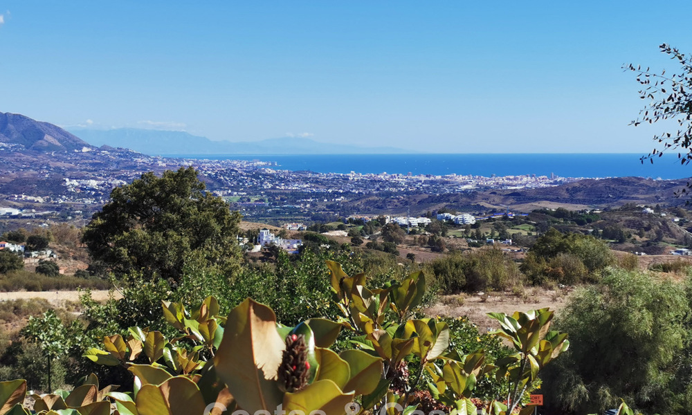Spanish hacienda style villa with spectacular views for sale in a natural setting east of Marbella centre 776918