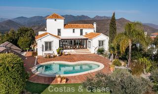 Spanish hacienda style villa with spectacular views for sale in a natural setting east of Marbella centre 776928 