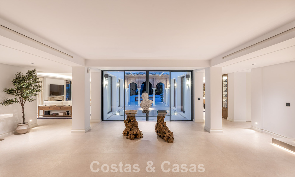 Contemporary Andalusian luxury villa for sale surrounded by golf courses in Nueva Andalucia, Marbella 776938