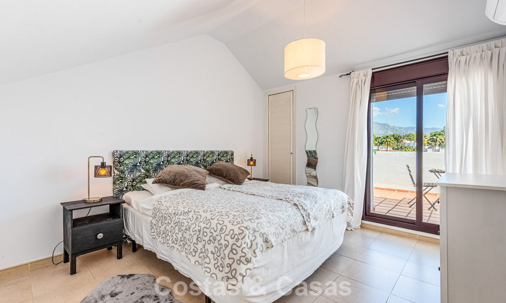 Duplex Penthouse for sale within walking distance to all amenities and Puerto Banus in Nueva Andalucia, Marbella 777347