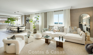 Move-in ready duplex penthouse for sale in a 24-hour security urbanization on Marbella’s Golden Mile 777108 